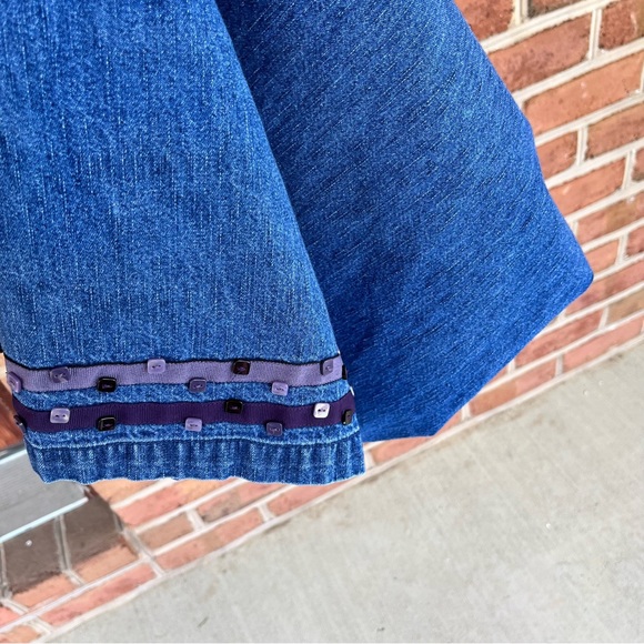 Vintage maxi denim cotton dress, size small/medium - Picture 5 of 9